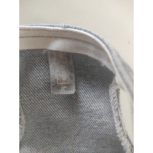 Vintage Y2K Harley Davidson DOG Pet Hat Size Medium Blue Denim Embroidered - Picture 5 of 5